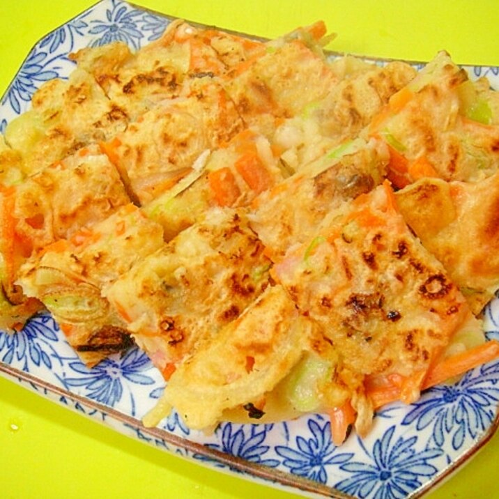 あさりとネギ人参のチヂミ レシピ 作り方 By Mint74 楽天レシピ